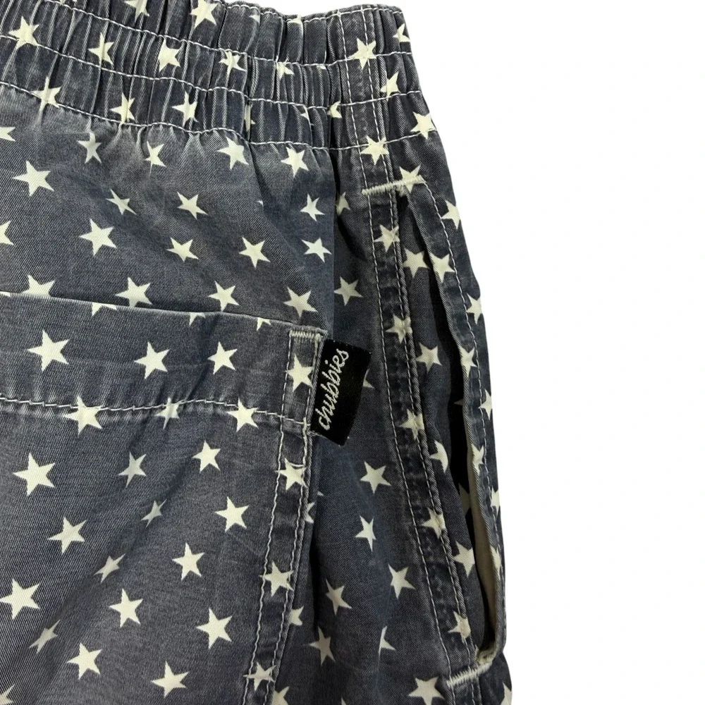 Chubbies Swim Trunks Mens Small USA Flag Stars Stripes Made in USA Pockets